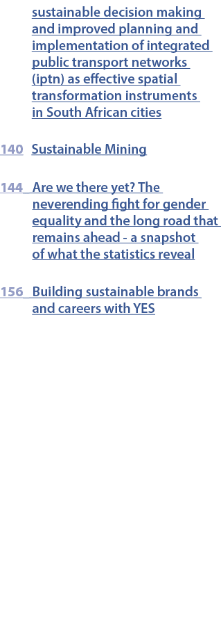sustainable decision making and improved planning and implementation of integrated public transport networks (iptn) a...