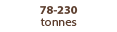 78 230 tonnes