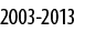 2003 2013