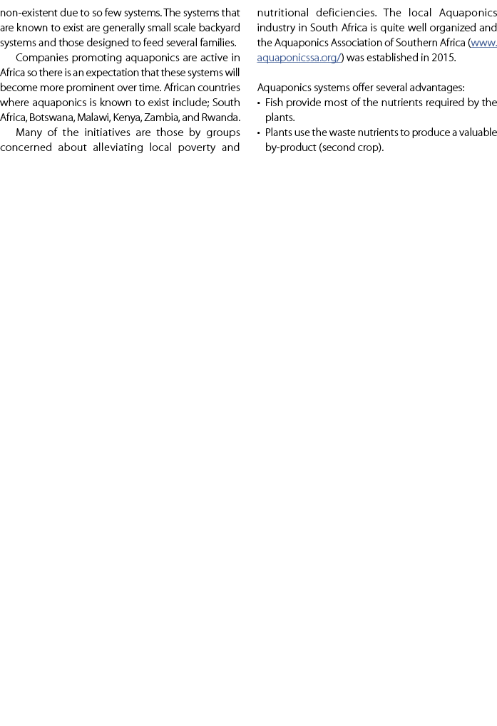 non existent due to so few systems. The systems that are known to exist are generally small scale backyard systems an...