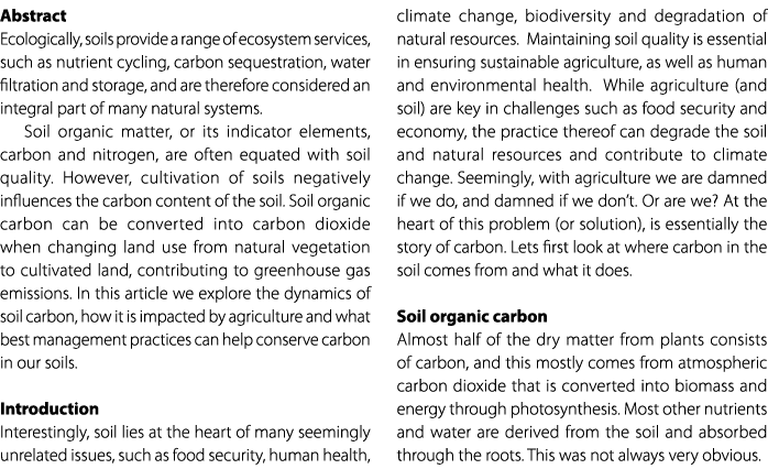 Abstract Ecologically, soils provide a range of ecosystem services, such as nutrient cycling, carbon sequestration, w...