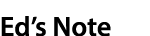Ed’s Note
