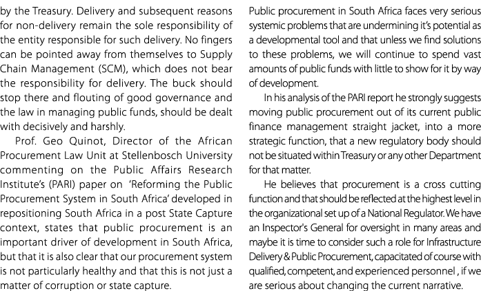 by the Treasury. Delivery and subsequent reasons for non delivery remain the sole responsibility of the entity respon...