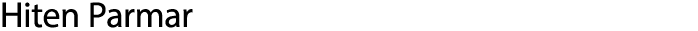 Hiten Parmar 