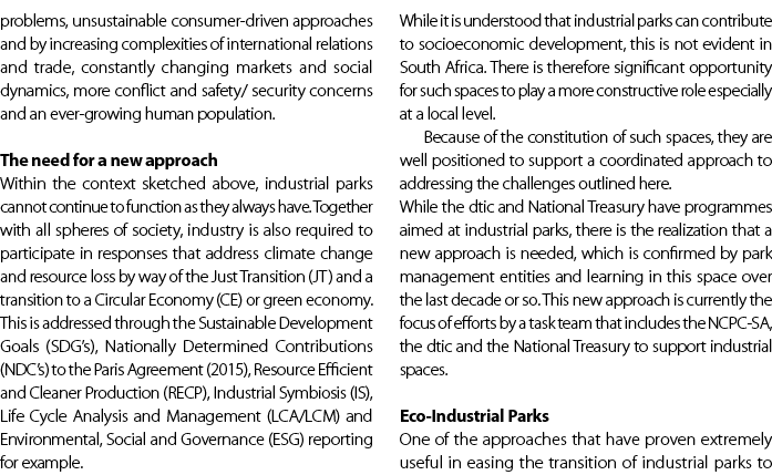 problems, unsustainable consumer driven approaches and by increasing complexities of international relations and trad...