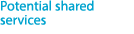 Potential shared services