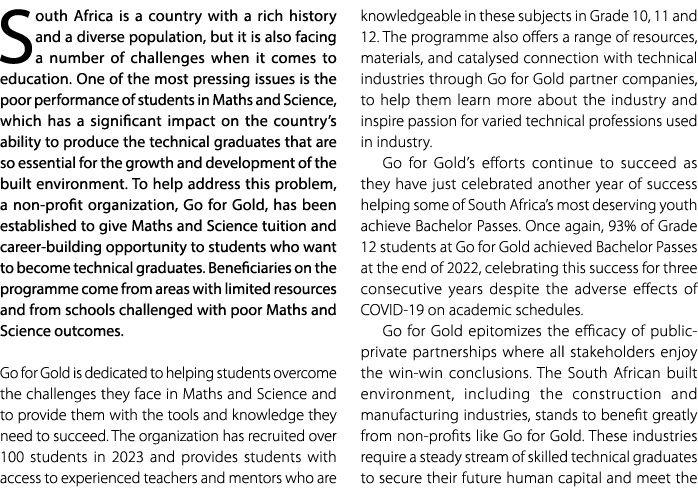 South Africa is a country with a rich history and a diverse population, but it is also facing a number of challenges ...