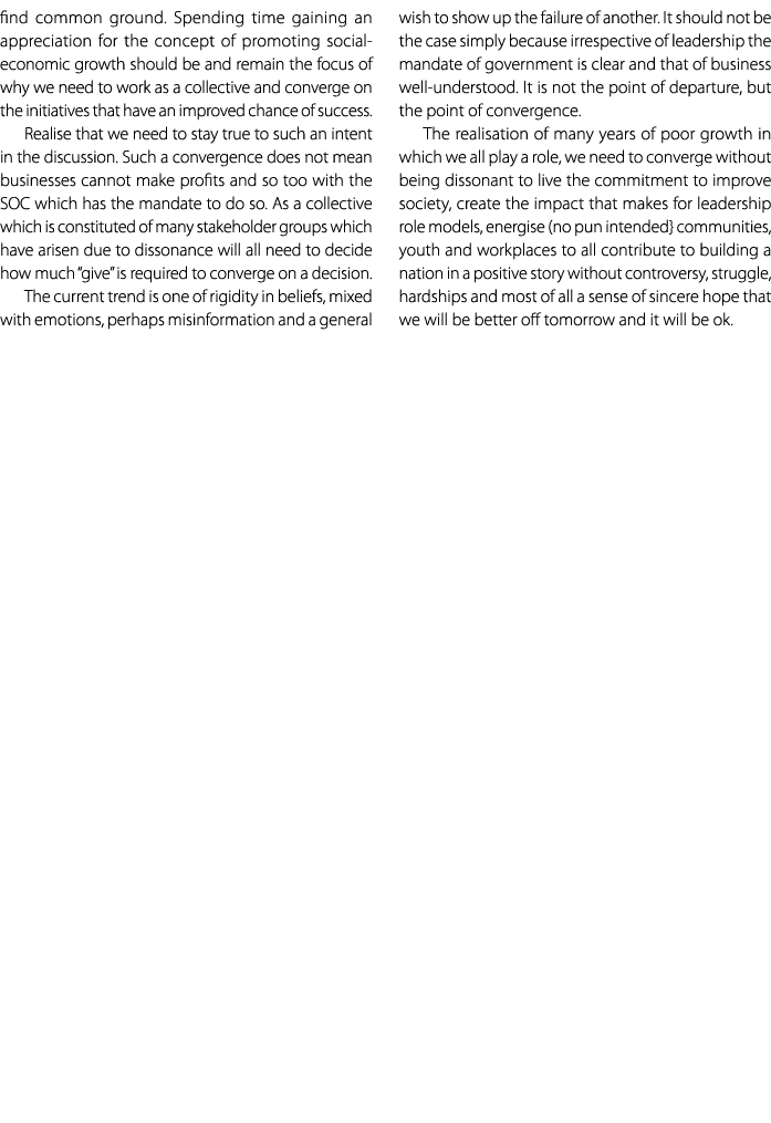 find common ground. Spending time gaining an appreciation for the concept of promoting social economic growth should ...