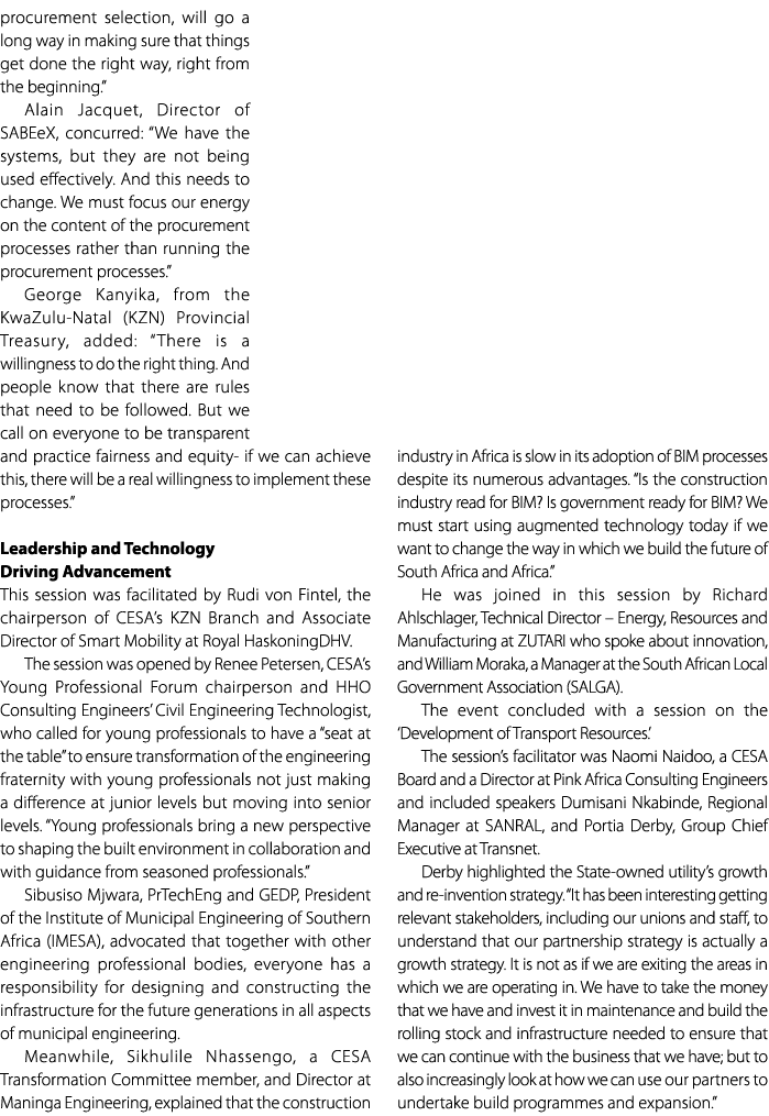 procurement selection, will go a long way in making sure that things get done the right way, right from the beginning...