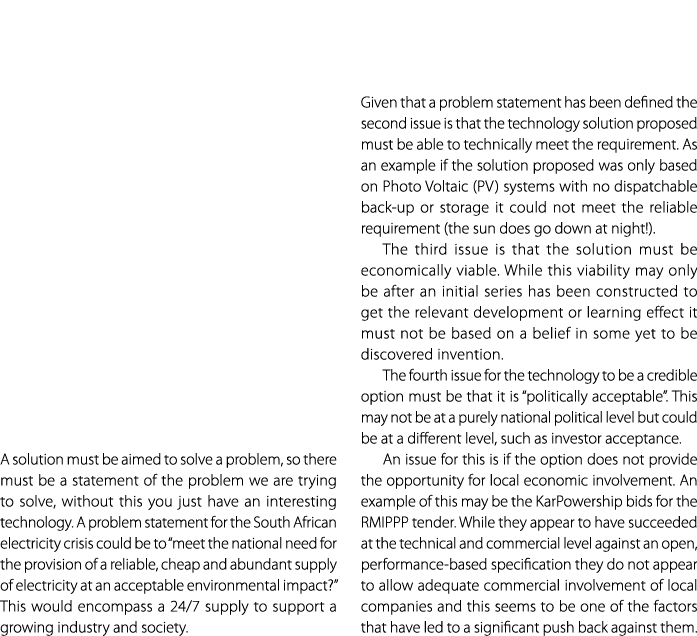 A solution must be aimed to solve a problem, so there must be a statement of the problem we are trying to solve, with...