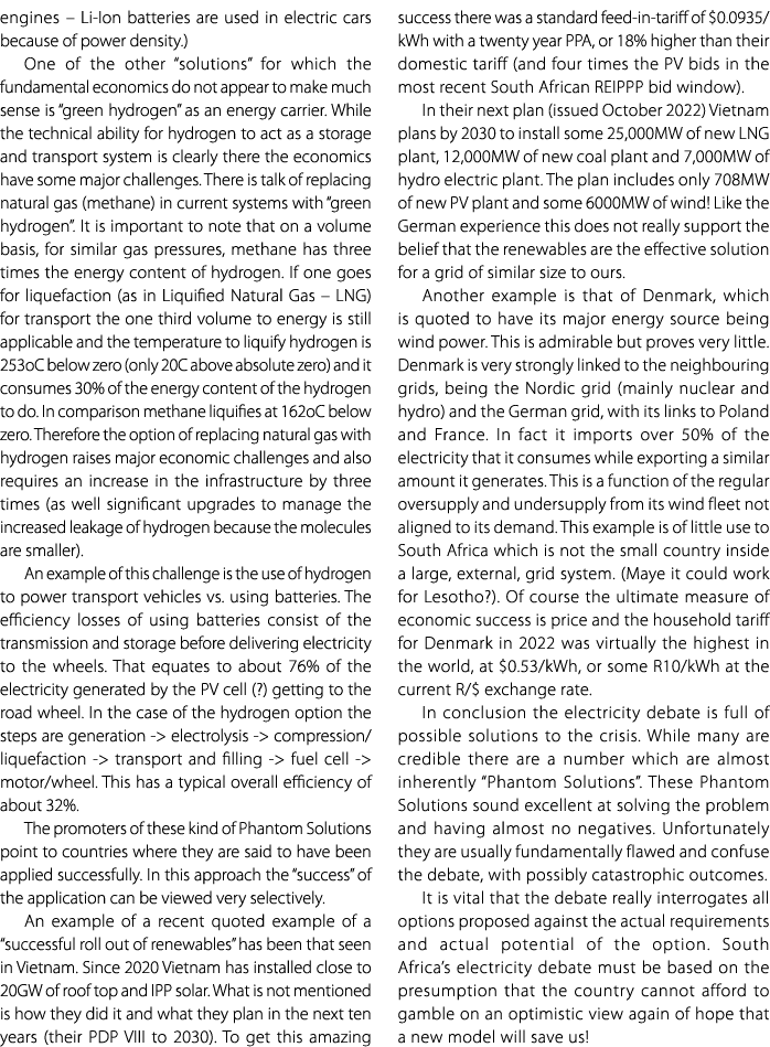 engines – Li Ion batteries are used in electric cars because of power density.) One of the other “solutions” for whic...