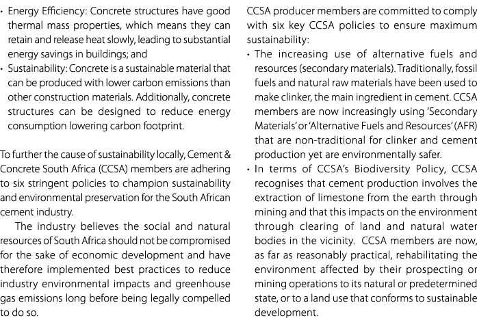 • Energy Efficiency: Concrete structures have good thermal mass properties, which means they can retain and release h...