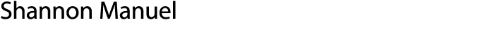 Shannon Manuel 