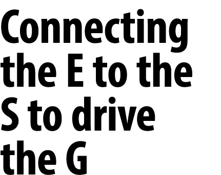 Connecting the E to the S to drive the G