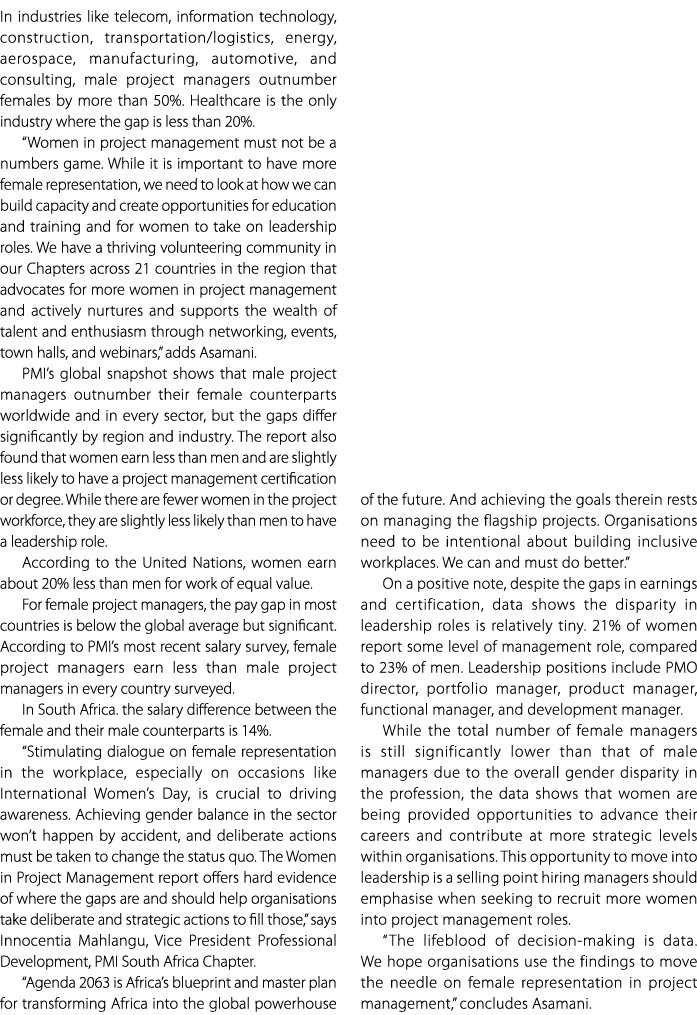 In industries like telecom, information technology, construction, transportation/logistics, energy, aerospace, manufa...