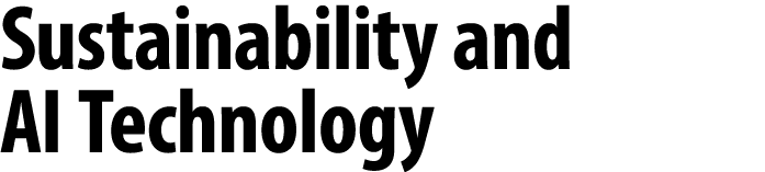 Sustainability and AI Technology