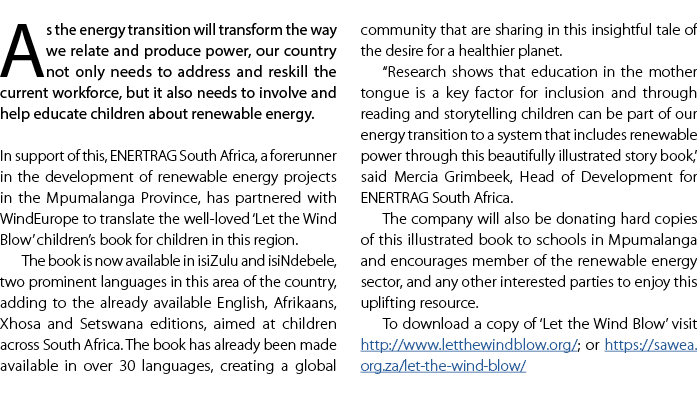 As the energy transition will transform the way we relate and produce power, our country not only needs to address an...