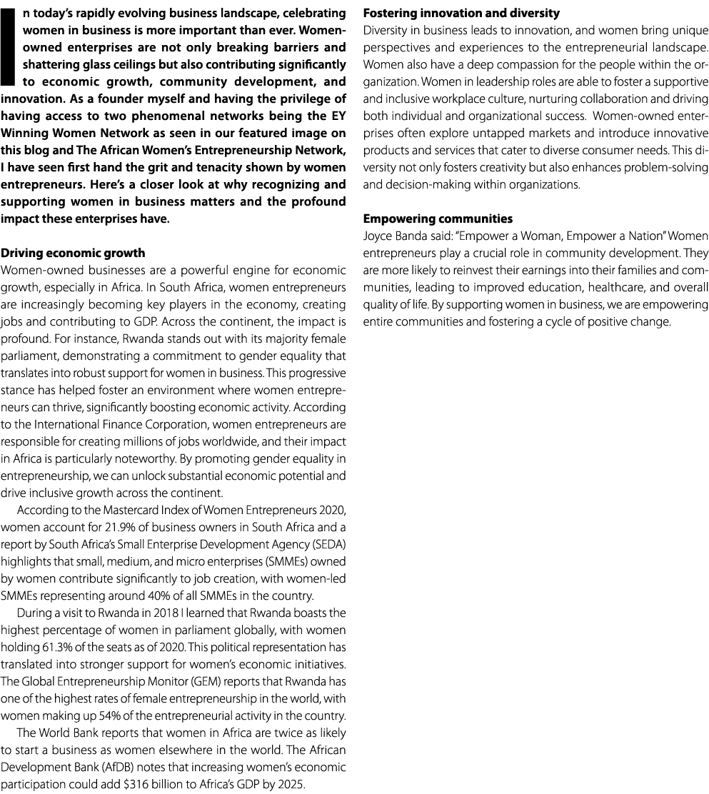 In today’s rapidly evolving business landscape, celebrating women in business is more important than ever. Women owne...