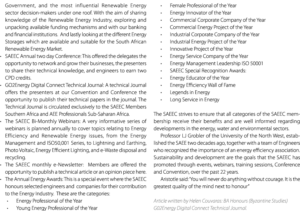 Government, and the most influential Renewable Energy sector decision makers under one roof. With the aim of sharing ...