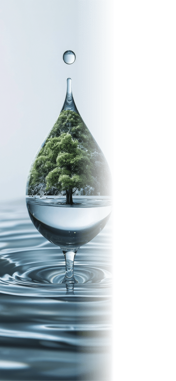 water world in a drop of water, in the style of environmental awareness, light green and dark azure, photo-realistic landscapes, sky-blue and green --chaos 20 --ar 3:5 --stylize 200 --v 6 Job ID: ea1d28fc-c756-44da-9e28-a92b647984f0