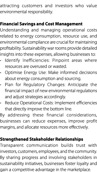 attracting customers and investors who value environmental responsibility. Financial Savings and Cost Management Unde...