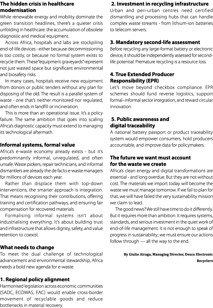 The hidden crisis in healthcare modernisation While renewable energy and mobility dominate the green transition headl...
