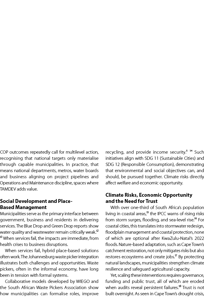 COP outcomes repeatedly call for multilevel action, recognising that national targets only materialise through capabl...