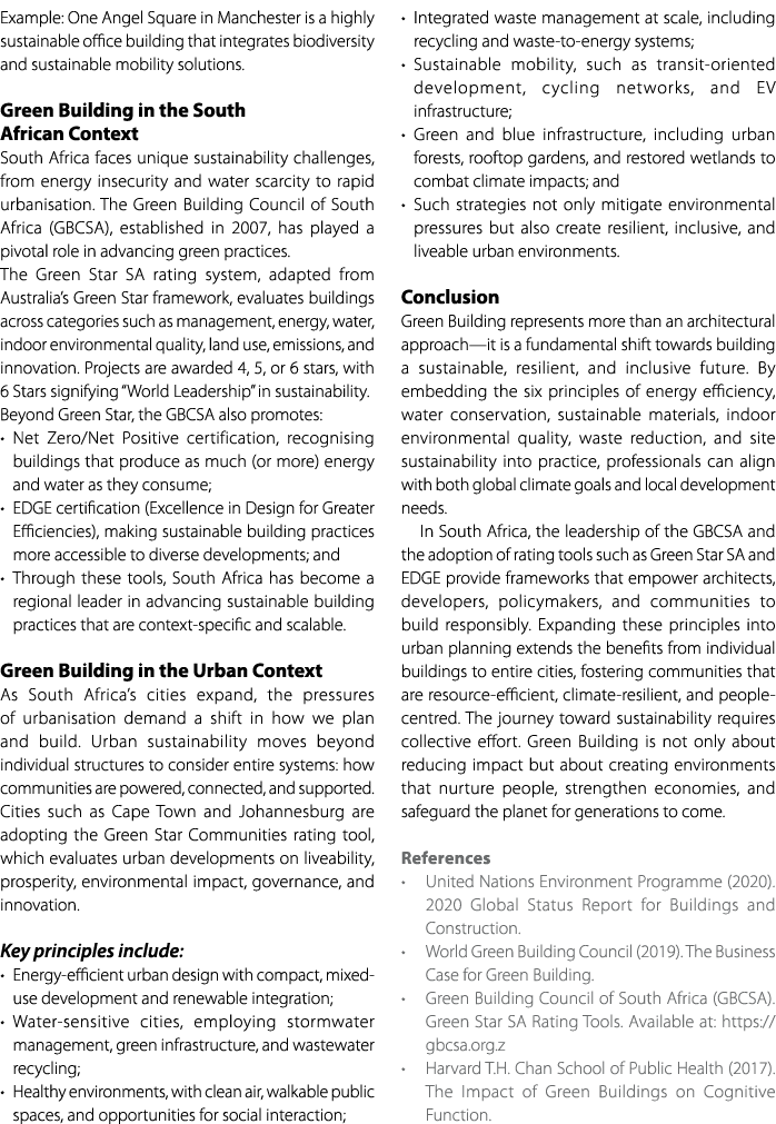 Example: One Angel Square in Manchester is a highly sustainable office building that integrates biodiversity and sust...