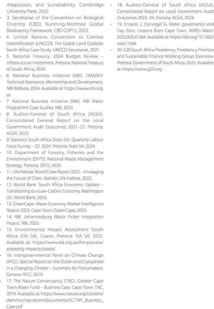 Adaptation, and Vulnerability. Cambridge University Press, 2022. • 3. Secretariat of the Convention on Biological Div...