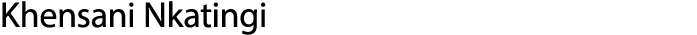 Khensani Nkatingi