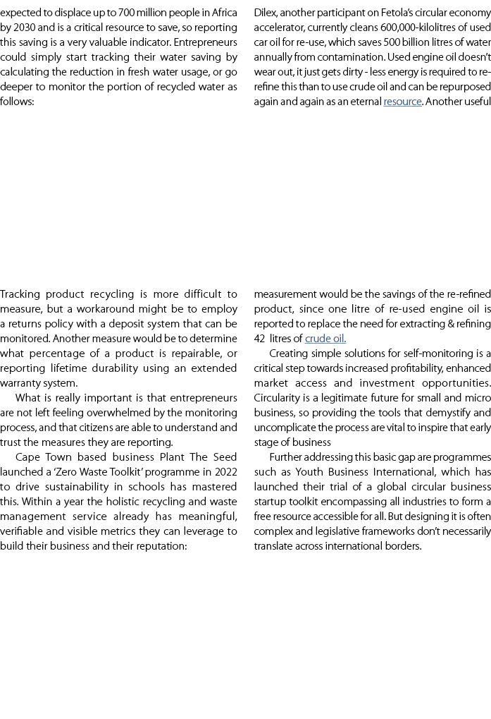 expected to displace up to 700 million people in Africa by 2030 and is a critical resource to save, so reporting this...