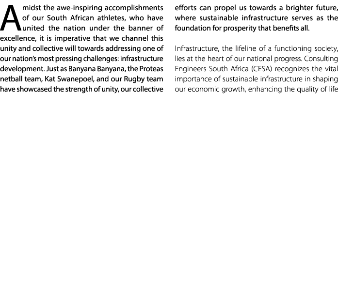 Amidst the awe inspiring accomplishments of our South African athletes, who have united the nation under the banner o...