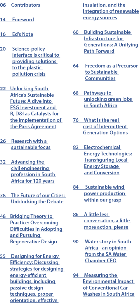 06 Contributors 14 Foreword 16 Ed’s Note 20 Science policy interface is critical to providing solutions to the plasti...