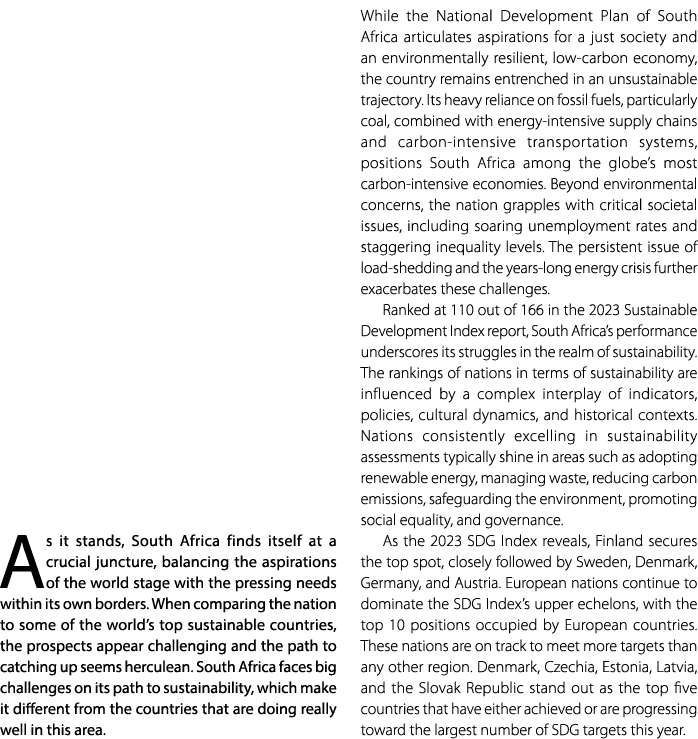 As it stands, South Africa finds itself at a crucial juncture, balancing the aspirations of the world stage with the ...