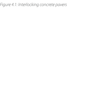 Figure 4.1: Interlocking concrete pavers