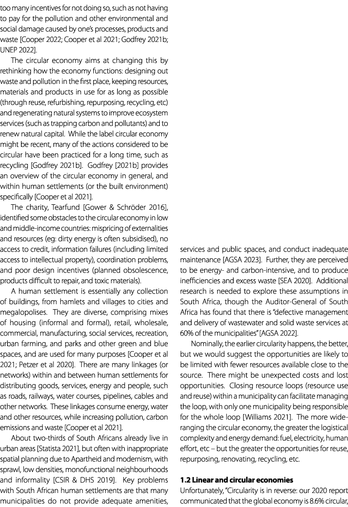 too many incentives for not doing so, such as not having to pay for the pollution and other environmental and social ...