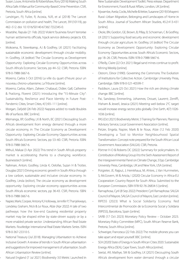 Susan; Louw, Antoinette & Robertshaw, Rory (2016) Making South Africa Safe: A Manual for Community Based Crime Preven...
