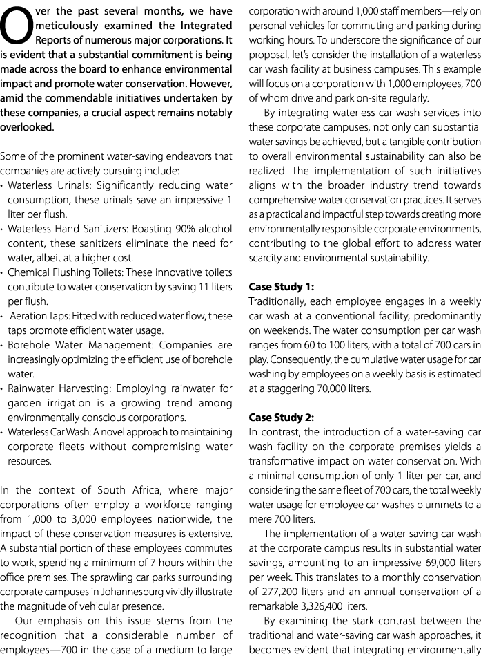 Over the past several months, we have meticulously examined the Integrated Reports of numerous major corporations. It...