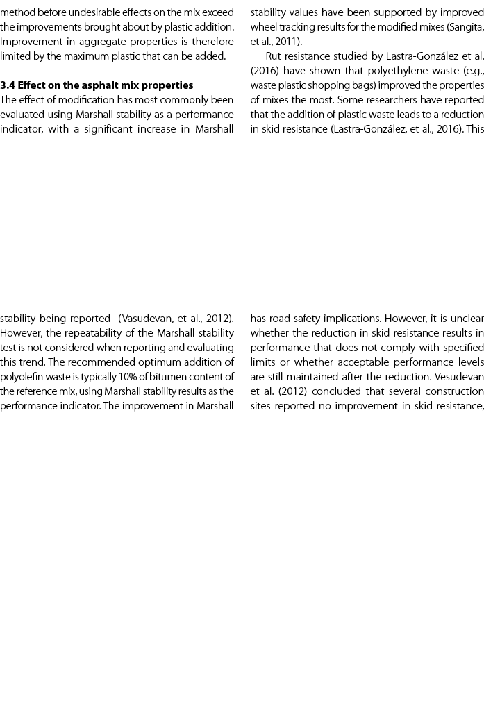 method before undesirable effects on the mix exceed the improvements brought about by plastic addition. Improvement i...