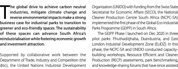 T he global drive to achieve carbon neutral industries, mitigate climate change and reverse environmental impacts mak...