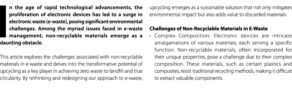 In the age of rapid technological advancements, the proliferation of electronic devices has led to a surge in electro...