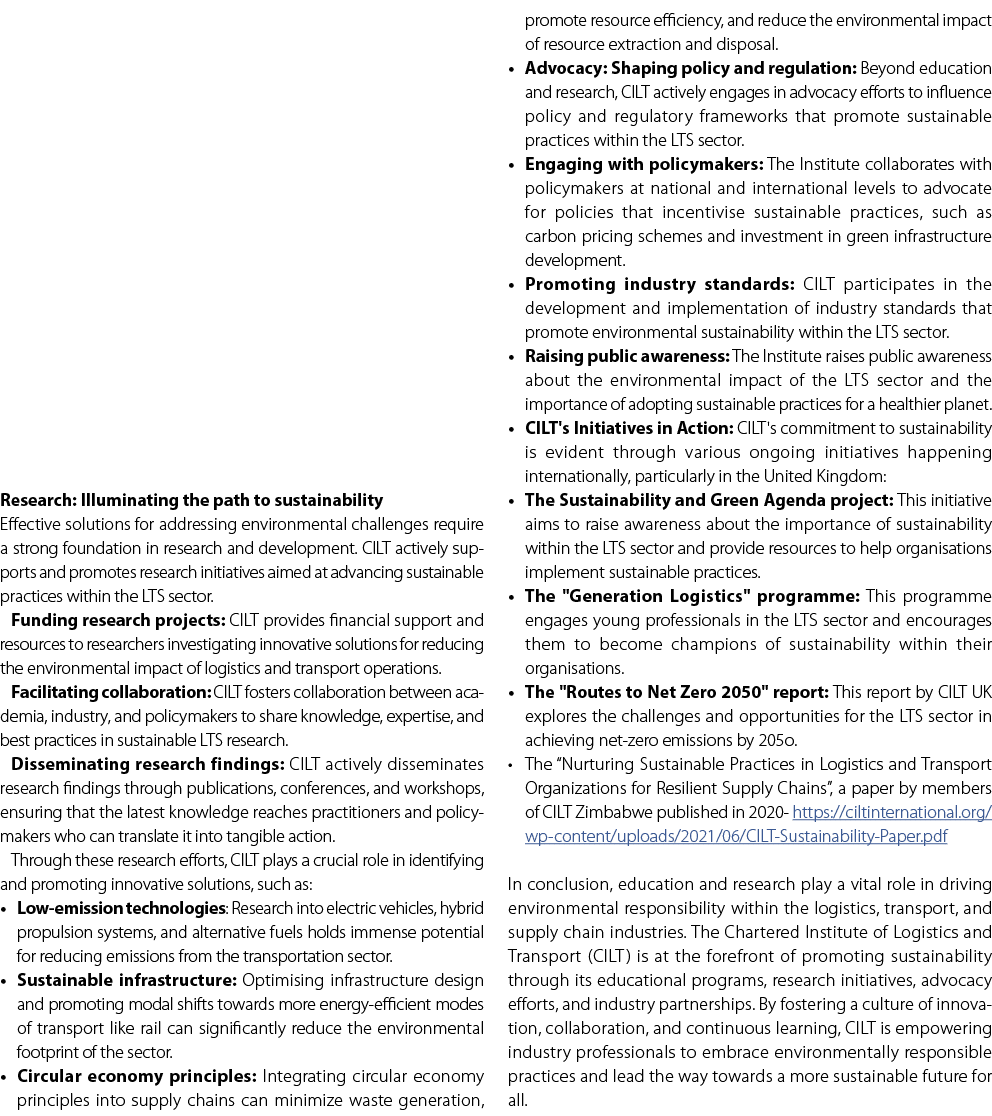 Research: Illuminating the path to sustainability Effective solutions for addressing environmental challenges require...
