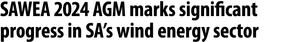 SAWEA 2024 AGM marks significant progress in SA’s wind energy sector