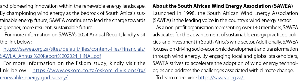 and pioneering innovation within the renewable energy landscape. By championing wind energy as the bedrock of South A...
