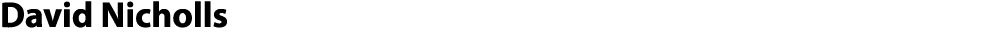 David Nicholls