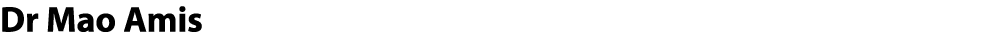 Dr Mao Amis