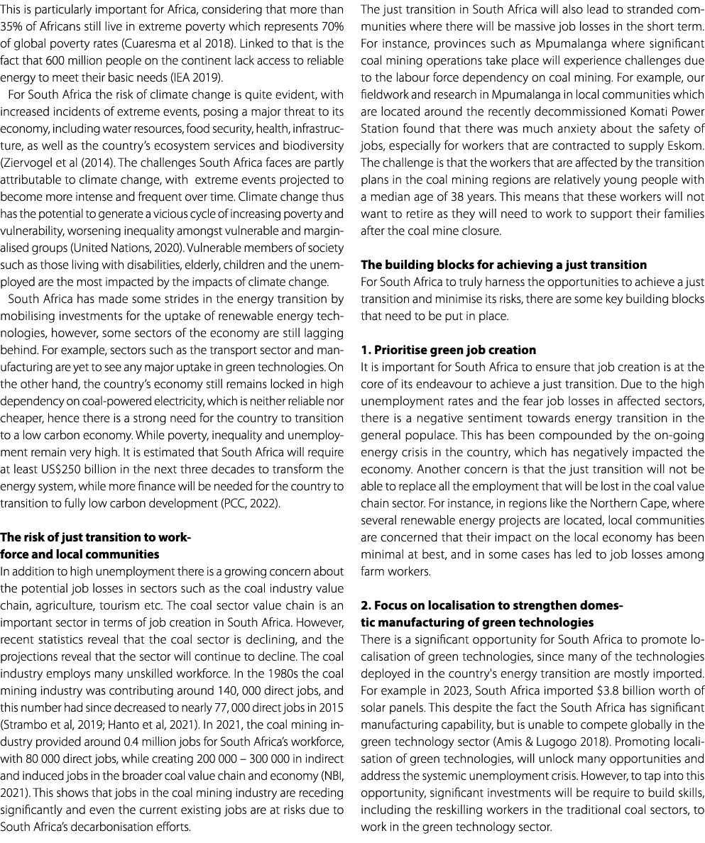 This is particularly important for Africa, considering that more than 35% of Africans still live in extreme poverty w...