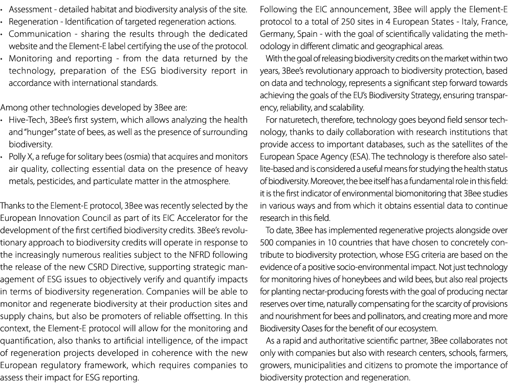 • Assessment detailed habitat and biodiversity analysis of the site. • Regeneration Identification of targeted regene...